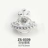 Arte de Uñas Transfronterizo Nuevo Producto Reina Madre Aleación Color Diamante Planeta Tierra Copa Planeta Fondo Plano Joyería ZS0339