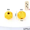 Accesorios de bricolaje de oro antiguo, cuentas enrolladas, cuentas sueltas, espaciador, oro roto, redondo, estrella de cinco puntas, luna, corazón de melocotón, cuentas de oro
