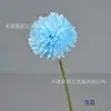 Flor Artificial Bola de Flor Única Flor de Seda Crisântemo Ping Pong Haste Única Venda Quente Transfronteiriça Bola de Crisântemo Flor Falsa para Vitrine de Shopping e Decoração de Vitrine