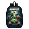 Mochila Escolar Infantil Monster Jam Monster Truck Mochila Personalizada para Estudiante de Primaria Mochila de Jardín de Infancia