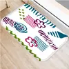 Felpudo Navideño para el Hogar con Estampado de Árbol de Navidad, Felpudo para Puerta de Sala de Estar