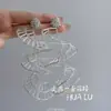 Ilha das Férias~Brincos de Flor Tecidos à Mão Estilo Férias para Mulheres, Brincos Grandes Únicos e Exagerados com uma Vibração de Beira-Mar