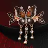 Grampo de Cabelo Strass Estilo Étnico tamanho pequeno Presilha Cruz Presilha Caranguejo Parte de Trás da Cabeça Acessório de Cabelo Borboleta Franja Grampo de Cabelo Elegante Elegante