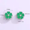 Pulseira de Contas de Liga com Furo Grande, Pétalas de Cerejeira Coloridas com Gotejamento de Óleo e Cravejadas de Diamantes, Venda Quente Transfronteiriça, Acessórios para Joias DIY