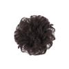 Peruca de cabeça de almôndega temperamento feminino filha peruca de botão de flor hanfu peruca fofa preguiçosa antiga acessórios de cabelo em espiral