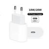 Adaptador de Carga Rápida Estándar Europeo Pd20W Está Especialmente Diseñado para el Comercio Electrónico Transfronterizo y es Adecuado para el Enchufe de la Generación 8-14 de iPhone Apple 15Pro