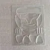 Patch de olho transparente anti-idade transfronteiriço para linhas de expressão, patch para testa, patch para pescoço, patch para colo, patch de silicone anti-rugas