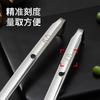 Colher Medidora de Aço Inoxidável 304 com Balança, Colher para Molho de Onça com Gancho, Colher de Grama com Cabo Longo, Colher Medidora para Chá de Leite