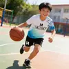 Conjunto de Uniforme de Basquete Infantil para Meninos e Meninas, Alunos do Jardim de Infância e Ensino Fundamental, Figurinos Personalizados para Apresentações de 1º de Junho