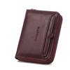 Cartera Corta Vintage para Hombre al Por Mayor Venta Caliente Transfronteriza Cartera de Negocios Multifunción Grande para Billetes Vertical Monedero