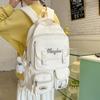 Mochila Escolar Fofa de Grande Capacidade para Alunos do Ensino Fundamental II e Médio, Mochila Casual Versátil, Bolsa Doce para o Dia a Dia, Bolsa para Aulas de Reforço