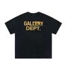 22SS Marca de moda transfronteriza estadounidense GALLERY DEPT Camiseta de manga corta con letras vintage lavadas Camiseta de manga corta de calle principal para hombres y mujeres