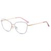 Gafas de lectura de marca BJYX, marco completo, caja de negocios, ultraligeras, ultratransparentes, de color sólido, de metal, de alta calidad, anti luz azul, espejo plano