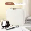 Estuche de Maquillaje Transfronterizo con Espejo, Estuche de Maquillaje Minimalista Urbano para Maquilladores al por Mayor, Estuche de Maquillaje de Lujo Ligero de Gama Alta con Espejo y Luz
