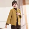 Elegante y estiloso nuevo top casual de estilo chino para mujeres de mediana edad, perfecto para primavera y otoño, talla grande, adelgazante y versátil
