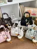 Bolso de mano pequeño transfronterizo para mujer, nuevo bolso de hombro texturizado de moda de verano 2026, bolso cruzado tipo cubo para el trabajo
