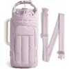 Funda para Taza de Agua Nueva Transfronteriza Funda Acolchada para Termo Bolsa de Hombro de Tela de Sarga para Botella de Agua Bolsa para Taza de Agua Se Puede Usar Cruzada Termo