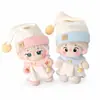 Ropa de algodón para muñecos de 10 cm, pijama, atuendo universal para muñecas y peluches