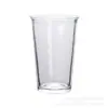 Caneca de Café Americano Cold Brew Gelado Popular para Cafeteria Copo de Vidro para Café da Manhã com Estampa de Letras Francesas Japonesas e Coreanas
