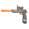 Pistola de água elétrica M416 transfronteiriça carregamento contínuo spray de água grande capacidade para homens e meninas de mão brinquedos de verão ao ar livre