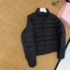 Jaqueta Puffer Casual Leve de Inverno Padrão Nacional 90 Penugem de Pato Branco Costurada Jaqueta Curta com Cordão Gola Alta/Com Capuz Azul Outerwear