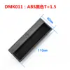 DMK025 Mango Empotrado de Plástico Oculto Caja Industrial Puerta de Equipo Mecánico Gabinete Puerta Mango Empotrado Oculto Negro