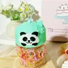 Lindo Scrunchies de Colores con Forma de Panda para Niños, Alta Elasticidad, Suaves con el Cabello, Bandas Elásticas Desechables para Bebés Niñas