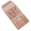 Set de Cortauñas de Acero Inoxidable Transfronterizo Set de 16 Piezas Herramientas para Pedicura Casera Tijeras de Manicura Tijeras Oblicuas