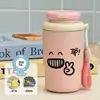 Nova caneca térmica e que mantém o frio, design de maçã arco-íris com ponto vermelho, um presente para meninas, portátil para uso ao ar livre, caneca de café estilosa para estudantes