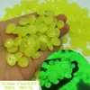 Decorações de pedras simuladas com tema de sorriso que brilham no escuro, de resina, para jardim, aquário e paisagismo de tanque de peixes, acessórios DIY