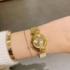 Timini DINIMI Nuevo Reloj de Moda para Mujer Retro Esfera Pequeña Placa Romana Cinturón de Malla de Bambú Ligero Lujo Vivo