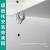 Accesorios para Puertas de Armario Escuadra de Plástico de Esquina Conector Sujetador de Ángulo Recto de 90 Grados Ferretería de Soporte de Estante Clip de Refuerzo para Muebles