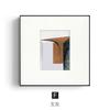 Pintura Decorativa Moderna Minimalista de Líneas para Sala de Estar Personalizada con Fotos, Pintura para Colgar de Trabajo de Hotel, Mural Artístico para Dormitorio de Restaurante