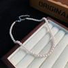 Collar de Perlas de Vidrio de Alta Calidad Entrada Nicho de Lujo para Mujer Nuevo Estilo Francés Collar con Alto Sentido del Diseño Clavícula Elegante