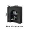 Gabinete Decorativo de Lareira Estilo Francês, Gabinete de Exibição Branco e Preto Estilo Americano para Sala de Transmissão ao Vivo, Gabinete de Entrada Estilo Nórdico para Pousadas