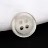 Botão de Pérola Colorida com Borda Fina de Quatro Furos Camisa Cardigã Botões Pequenos Costurados à Mão Roupas Infantis Camiseta Jaqueta Botão Redondo de Resina