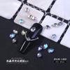 Diamante Cristal Moonlight para Uñas Forma Especial Diamante Puntiagudo Amor Azúcar de Roca Mariposa Mágico Blanco Joyería para Uñas al por Mayor