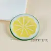 Modelo de Fruta Simulada Pedaços de Fruta Kiwi Falso Pitaya Melancia Manga Morango Modelo Salada Acessórios de Gelo