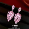 Pendientes de Plata Estilo Vintage con Colgantes de Lágrima Tachonados de Diamantes, Lujo Ligero y Sensación de Alta Gama, Exquisito Diseño de Clavo, Joyería para Orejas de Nicho
