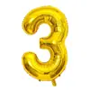 Globo Digital de Papel de Aluminio de 40 pulgadas Forma de Set de Cumpleaños Suministros de Decoración para Fiestas Globos con Números de Cumpleaños Venta al por Mayor