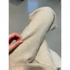 Moda Feminina Nova Primavera Calças Retas de Lã Slim de Cintura Alta Padrão Espinha de Peixe Petite Versátil Casual