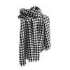 Bufanda de pata de gallo para mujer estilo comodín coreano cálida para el cuello bufanda de cachemira a cuadros gruesa para otoño e invierno venta al por mayor