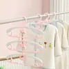Cabide para Roupas Infantis Atacado Antiderrapante Sem Marcas Suporte para Roupas Varal Telescópico Doméstico Cabide Multifuncional para Bebê