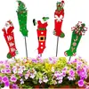 Nuevo letrero de suelo navideño con diseño de cachorro Grinch, letrero impermeable para césped de fiesta al aire libre, jardín