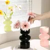 Vaso de Vidro com Design Vintage, Luxo de Nicho, Garrafa de Vidro Artístico Criativo de Alta Gama para Decoração de Sala de Estar e Mesa de Jantar