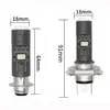 Nuevo Foco LED T19 para Motocicleta P15D H4 Monoclavija Triclavija Lente de Faro para Motocicleta Foco