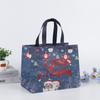 Bolsa No Tejida Recubierta Transfronteriza Bolso de Mano Navideño Embalaje de Ropa Personalizado Bolso de Compras Plegable Estéreo