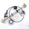 Accesorios ATV de cuatro ruedas Kardin eje trasero grueso modificado 61-74cm conjunto de freno de disco brida de cuatro agujeros del eje trasero