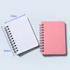 Pantalones Personalizados de Color Puro A7 con Bolsillo de Solapa Cuaderno de Espiral Cuaderno Pequeño de Hojas Sueltas Portátil Libro de Revisión de Palabras, Memoria y Conocimiento