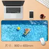 Venda Direta da Fábrica Fundo de Piscina Mouse Pad Grande Desenho Animado Criativo Mouse Pad de Mesa Antiderrapante Borda Travada de Precisão